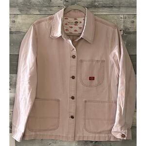 Madewell X Dickies Workwear Pink Cotton Canvas Jacket M